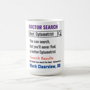 Taza De Café Optometrist Funny Search Gift Mug