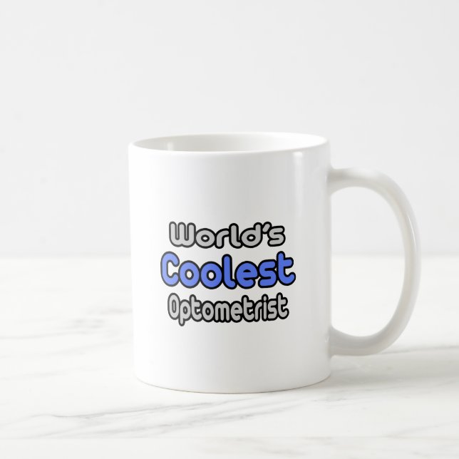 Taza De Café Optometrista más fría del mundo (Derecha)