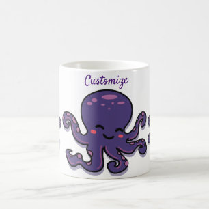 Taza De Café Opulpo púrpura suave Thunder_Cove