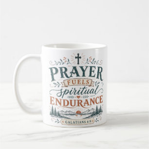 Taza De Café Oración Aviva la Resistencia Espiritual Cita Crist