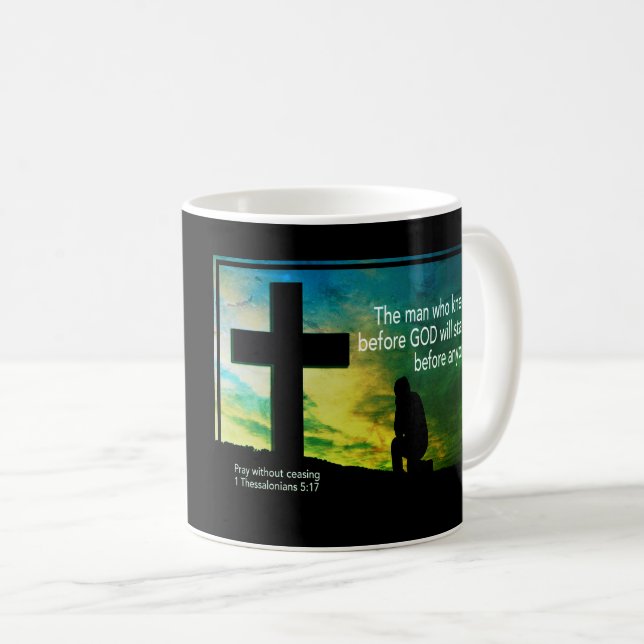 Taza De Café Oración cristiana DAD Feliz cumpleaños (Anverso derecho)