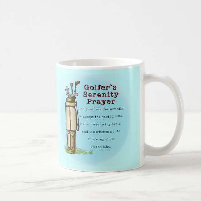 Taza De Café Oración de Golfistas (Derecha)