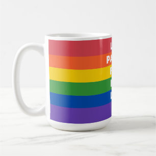 Taza De Café Oración de la bandera del Orgullo de San Francisco