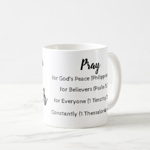 Taza De Café Oración de las Escrituras Biblias