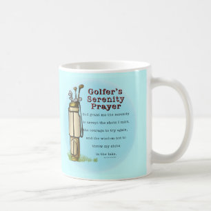 Taza De Café Oración de los golfistas