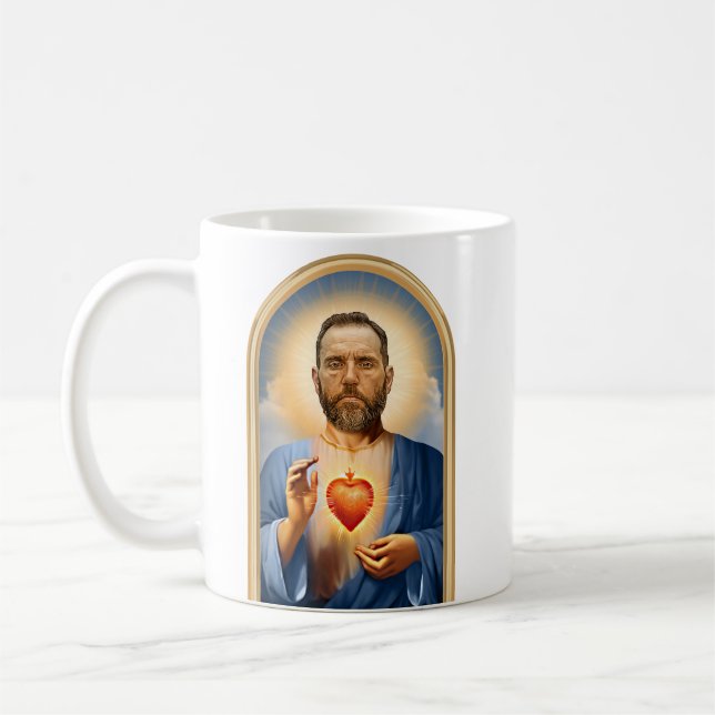 Taza De Café Oración de Saint Jack Smith (Izquierda)