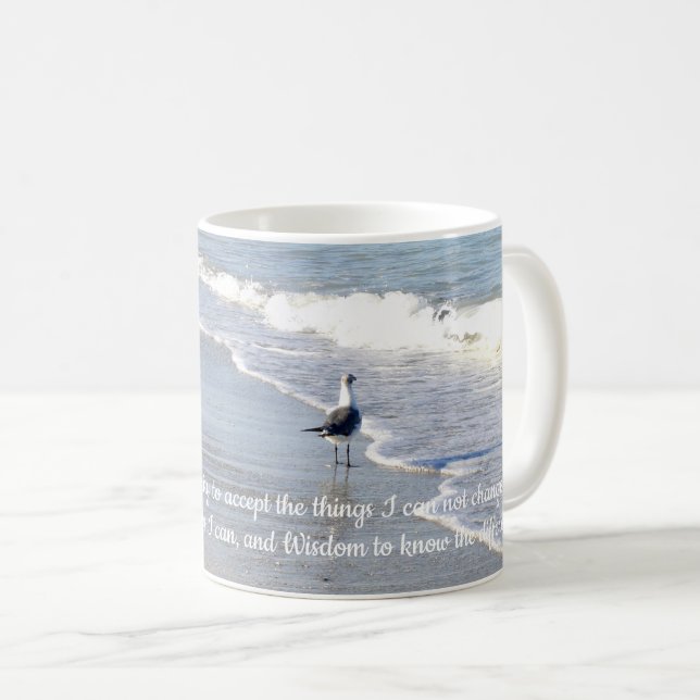 Taza De Café Oración de serenidad (Anverso derecho)