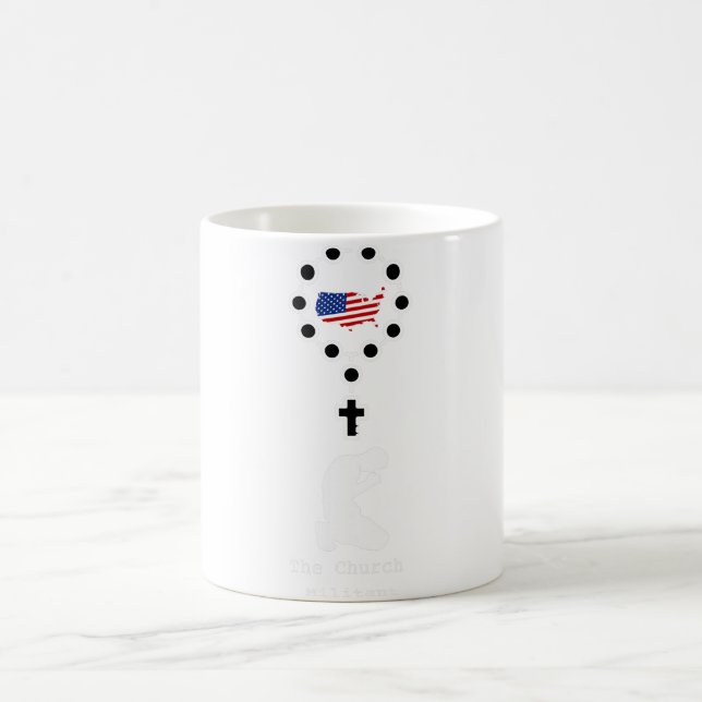 Taza De Café Oración de soldados Rosary Beads Estados Unidos (Centro)