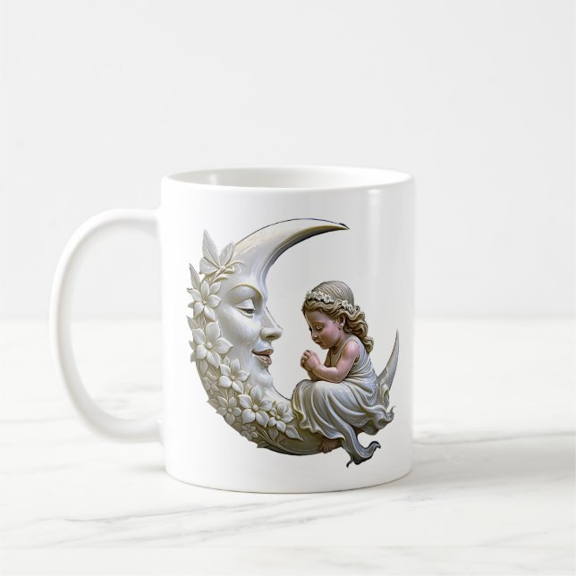 Taza De Café Oración en la Luna (Izquierda)