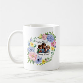 Taza De Café Oración floral por el Día de la Madre Cristiana