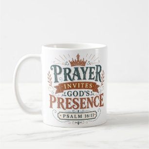 Taza De Café Oración Invita Presencia De Dios Cita Cristiana