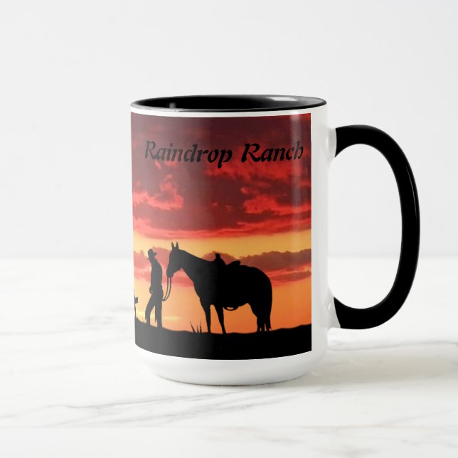 Taza de café oración vaquera (Derecha)
