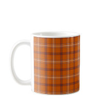 Orange Burgundy White Plaid Classic