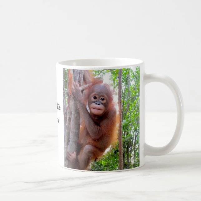 Taza De Café Orangután Uttuh del bebé (Derecha)