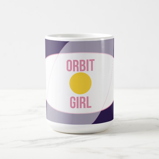 Taza De Café Orbit Girl — 90s Maximalist Mug | Retro Bedrm  (Centro)