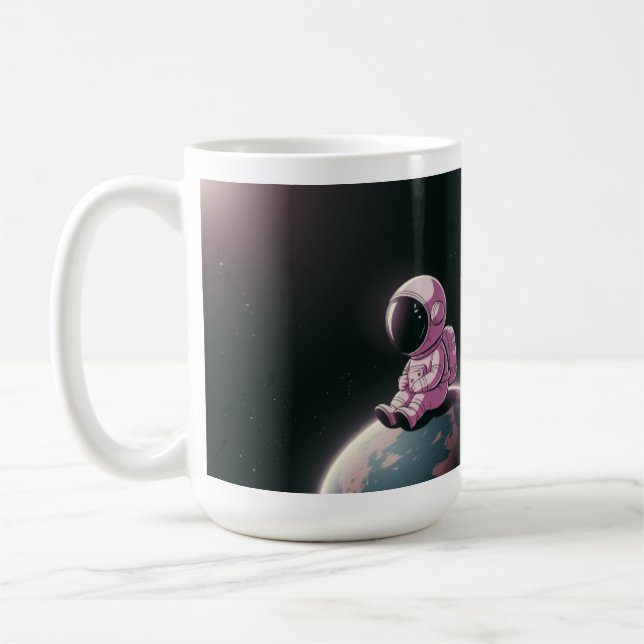 Taza De Café Orbita pacífica - Mug de vibraciones cósmicas (Izquierda)