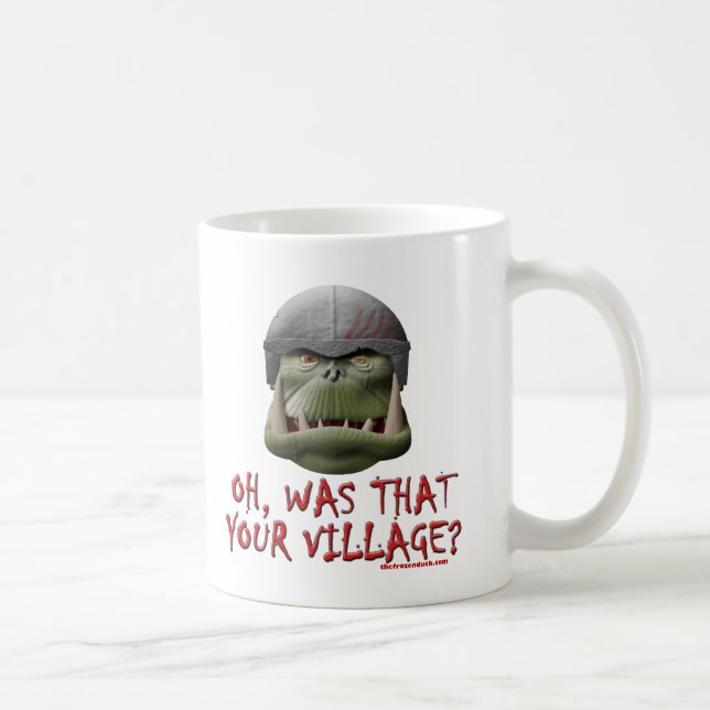 Taza De Café Orc: ¿Era ése su pueblo? (Derecha)