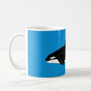 Taza De Café Orca / Asesino Whale Mug Blue
