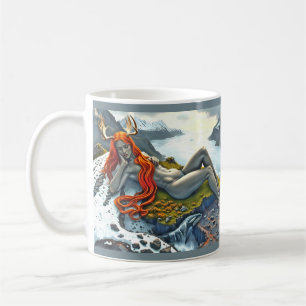Taza De Café Orca bajo la diosa