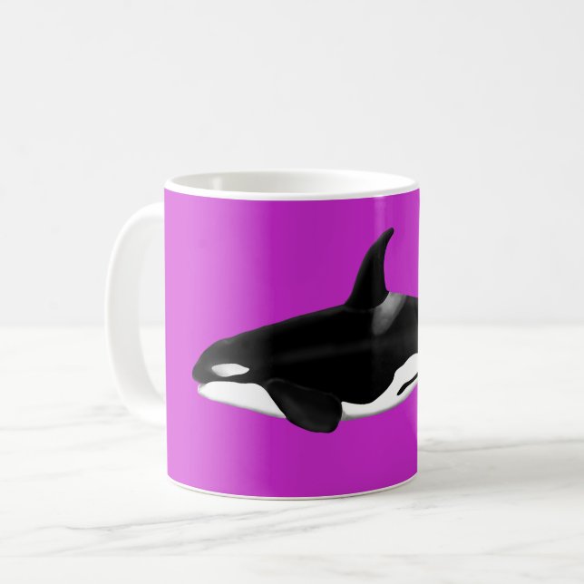 Taza De Café Orca Mug en rosa (Anverso izquierdo)