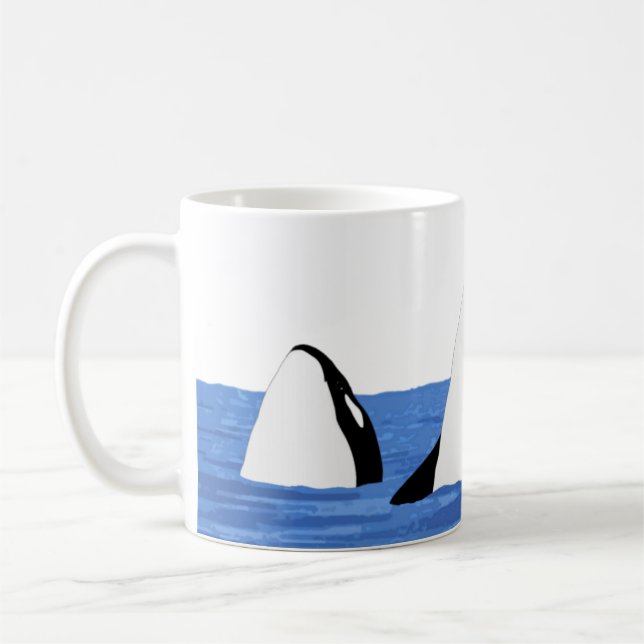 Taza De Café Orcas Mug (Izquierda)