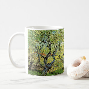 Taza De Café Orchard en flor por Vincent van Gogh