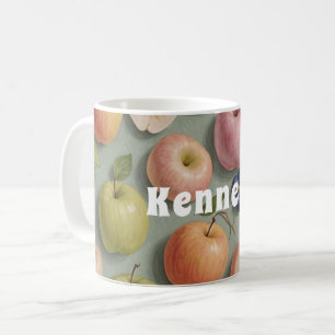 Taza De Café Orchard Whimsy: fruta pastel