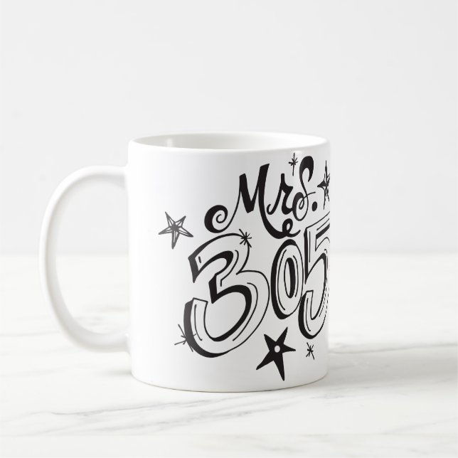 Taza De Café Orden de encargo - "señora 305" (Izquierda)
