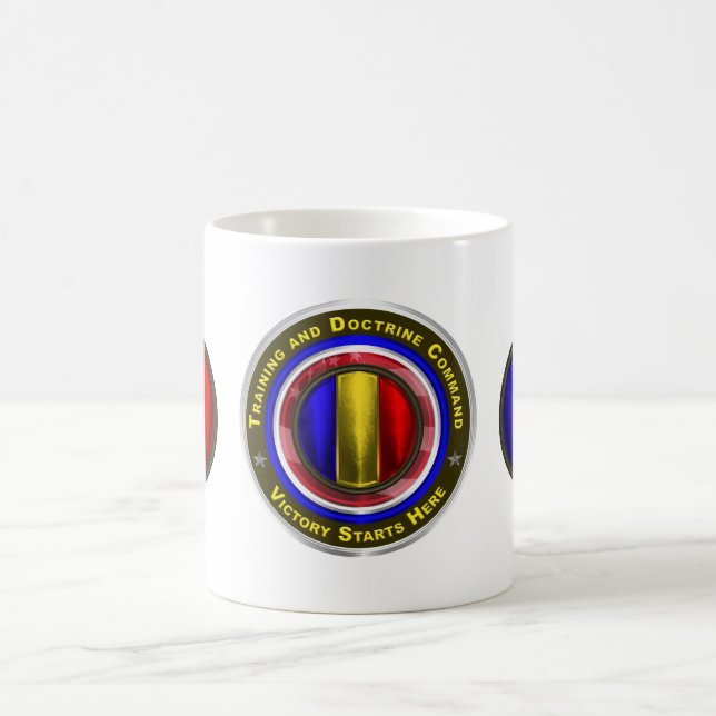 Taza De Café Orden de entrenamiento y doctrina del ejército (Centro)