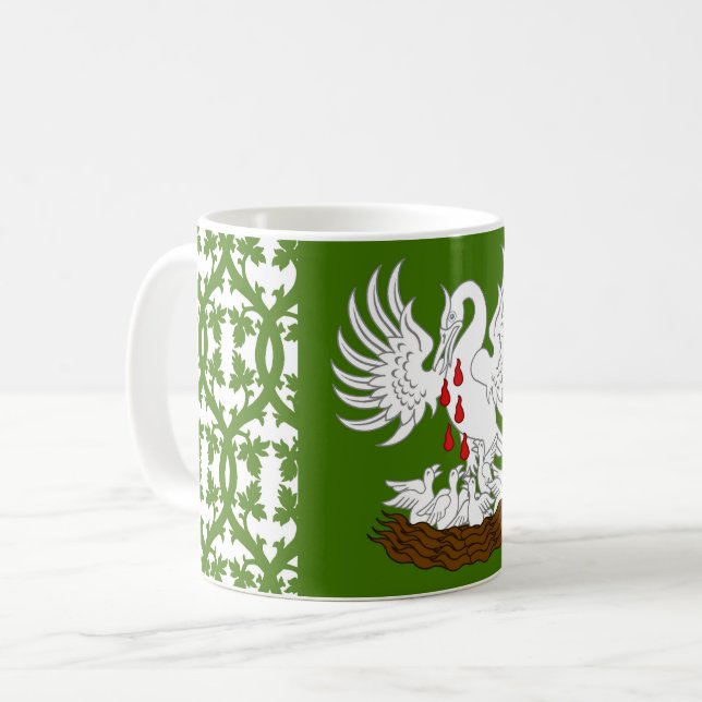 Taza De Café Orden de SCA del Pelícano (Anverso izquierdo)