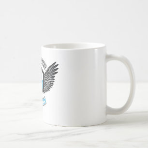 Taza De Café Orden fraternal del halcón azul, halcón azul