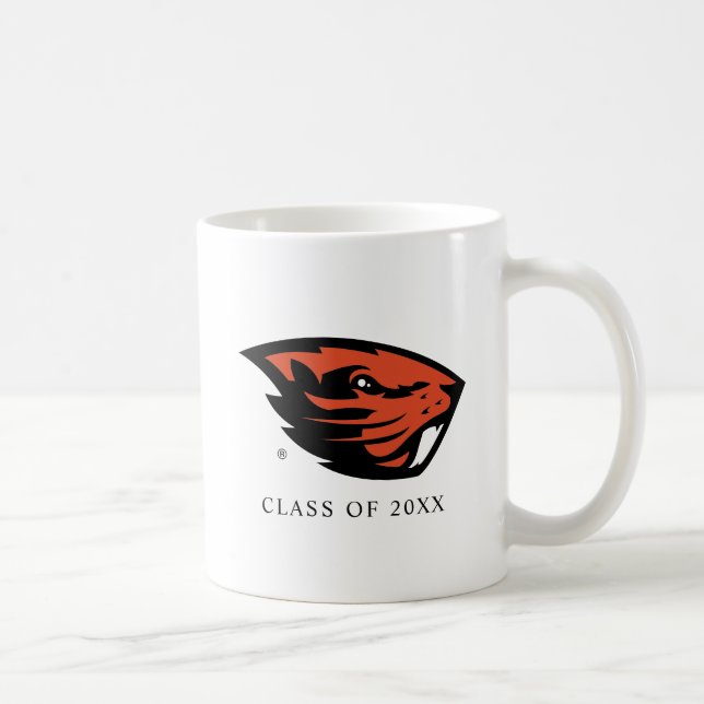 Taza De Café Oregon State Beavers | Cabeza de castor (Derecha)