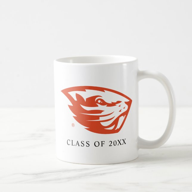 Taza De Café Oregon State Beavers | Cabeza de castor (Derecha)