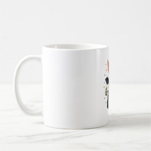 Taza De Café Orejas de conejo de vaca de Pascua vintage huevo d