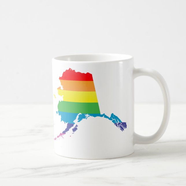 Taza De Café orgullo alaska. desnudado. (Derecha)