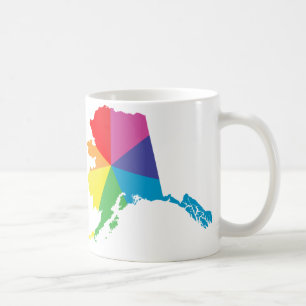 Taza De Café orgullo alaska. enredado.