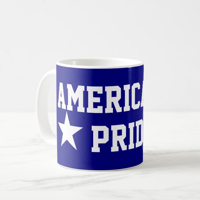Taza De Café Orgullo Americano (Anverso izquierdo)