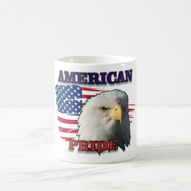 TAZA DE CAFÉ ORGULLO AMERICANO (Centro)