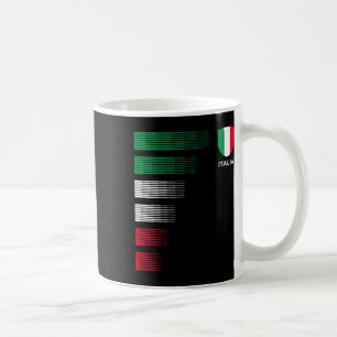 Taza De Café Orgullo Ancestral Emblema de la Bandera de Italia
