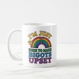 Taza De Café Orgullo Antiguo de los intolerantes Molesta Diseño