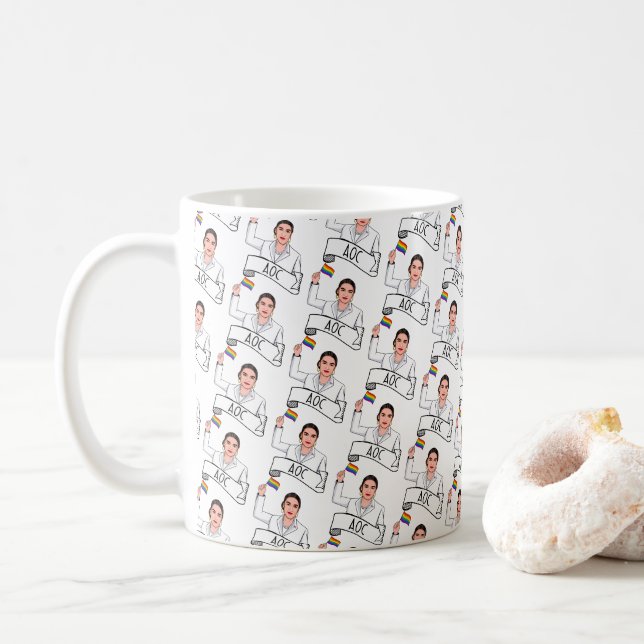 Taza De Café Orgullo AOC (Con donut)