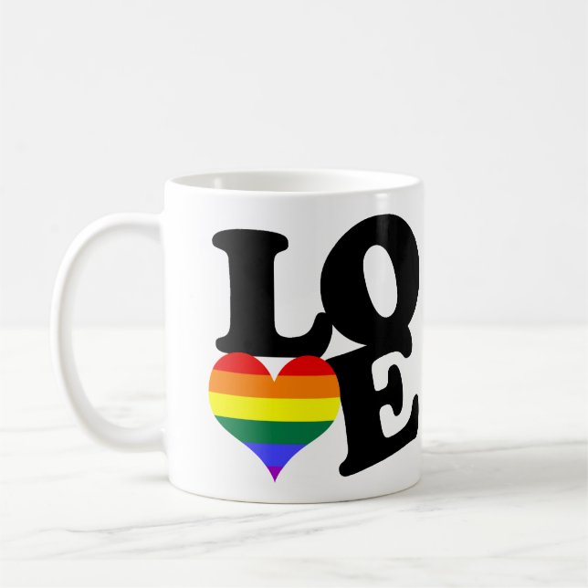 Taza De Café Orgullo arcoiris (Izquierda)