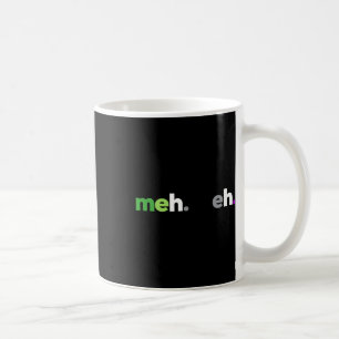 Taza De Café Orgullo Aroace Meh Meh Lgbtq, Lgbt Aro Ace, Aromán