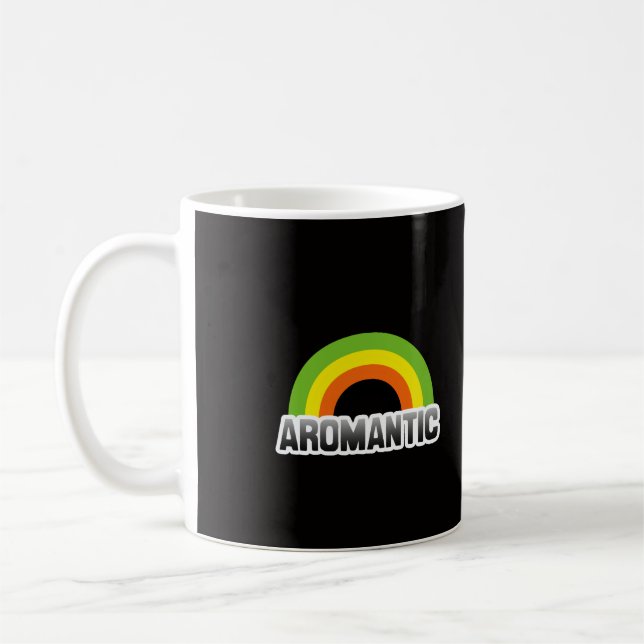 Taza De Café Orgullo Aromántico (Izquierda)