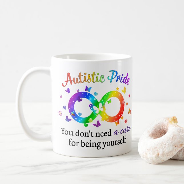 Taza De Café Orgullo autista (Con donut)