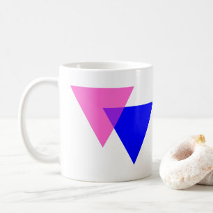 Taza De Café Orgullo bisexual biangles