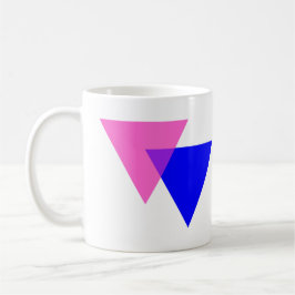 Taza De Café Orgullo bisexual biangles