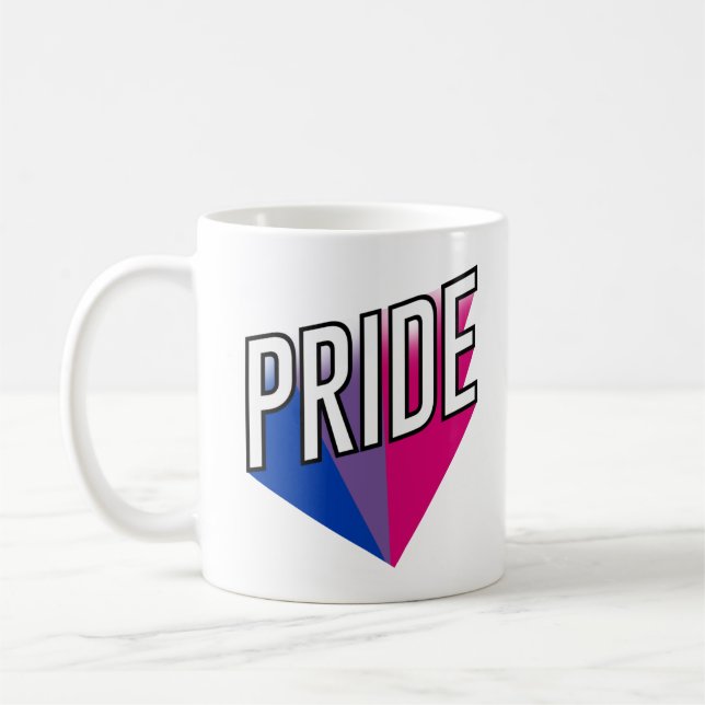 Taza De Café Orgullo Bisexual Explota (Izquierda)