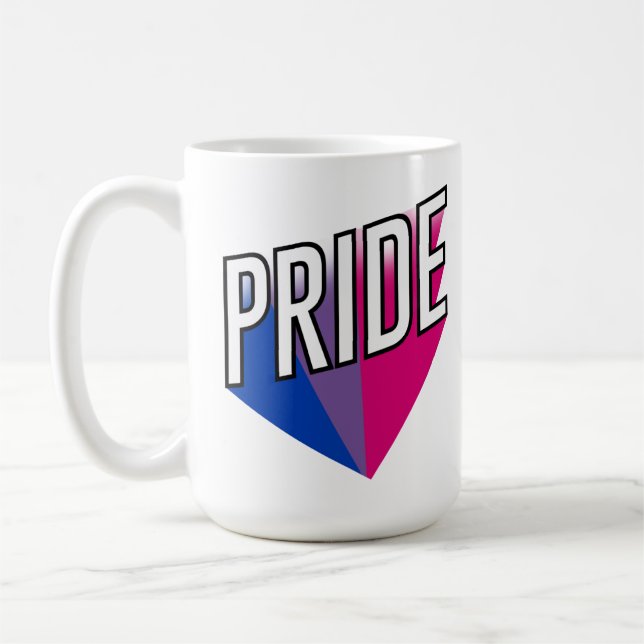 Taza De Café Orgullo Bisexual Explota (Izquierda)