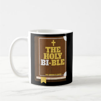 Taza De Café Orgullo Bisexual Lgbt La Sagrada Biblia Queer No b